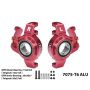 GPM 7075 Alloy Steering Knuckle (L/ Bearings) For YK7081 TB8 / YK8081 DF8 Red
