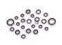 Traxxas Ball bearing set, black rubber sealed, complete (3x6x2.5mm (8), 5x8x2.5mm (4), 4x8x3mm (4), 8x12x3.5mm (2), 3.5x7x2.5mm (4))