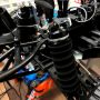 FullForce RC Black Shock Boots (4) – Fits Losi 5IVE‑TE 3.0