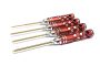 HDT Premium Lightweight Hex Drivers Red Hex: 1.5,2,2.5,3