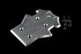 FID Racing, KM X2/Losi 5ive-T, Alloy Rear Chassis Strengthening Skid Plate - WIDE Version