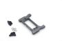 Atop RC Traxxas TRX-4 Alloy Steering Servo Mount - Titanium