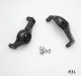 All Racing Traxxas TRX4 Alloy Portal Drive Caster Blocks - Black
