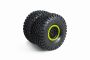 Yikong 146x56mm Wheel and Tire Mounted Yellow for TB7