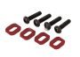 Traxxas X-Maxx Motor Mount Washers Aluminum Red