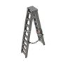 Scale Plastic Ladder - Silver (150mm)