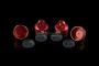 FID Alloy Shock Caps Red