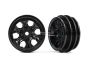 Traxxas Wheels, 1.0in (black) (2pcs)