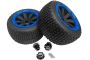Madmax 1/8 Speed Buster Wheel & Adapter Rear Pair - Blue