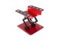 HDT Alloy Adjustable RC Car Stand (60–140mm) - Red