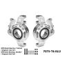 GPM 7075 Alloy Steering Knuckle (L/ Bearings) For YK7081 TB8 / YK8081 DF8 Silver