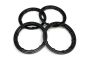 30 Degree North Thick Outer beadlocks - Black (4pc)