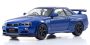 Kyosho 1:43 Nissan Skyline R34 GT-R V-Spec II Bayside Blue