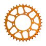 HDT CNC Alloy Rear Brake Rotor Disc Orange: Promoto-MX