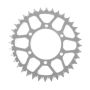 HDT CNC Alloy Rear Brake Rotor Disc Silver: Promoto-MX