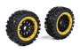 Rovan All Terrain Buggy Wheels On Webline Front Pair Yellow