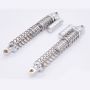 CNC 8mm Rear Piggy Back Suspension Shock Pair