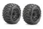 Jetko EX Tyre MT King Cobra Black Wheel 2.8 Hex 12,14,17mm (2pcs)