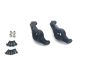 Atop Rc Traxxas TRX-4 Alloy Portal Drive Caster Blocks - Black