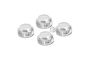 ATOP Enclosed Alloy Wheel Nuts - Silver