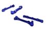 QL Racing Hinge Pin Brace Set Blue