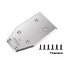 GPM Titanium Rear Chassis Skid Plate 5mm Thick For LOSI 1/5 5IVE-TE 3.0