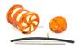 Alloy Air Filter Set up With Alloy Fuel Cap - Orange