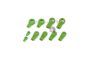 Baja Nylon Rod End Set / Ball Joint Kit Green