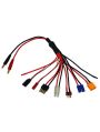 8 in 1 Multiple Charge Lead to 4mm Gold Connectors