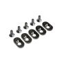 Losi Engine Mount Inserts & Screws, 19T: 5ive-T 2.0