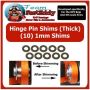 Team FastEddy Hinge Pin Shim Set Thick (1mm)