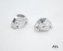 All Racing Traxxas TRX4 Aluminium Caster Blocks (2) - Silver