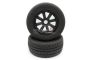 MadMax Belted Street Sweeper On-Road Wheel & Tyre Pair - Black