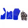FullForce RC BAJA 5B 3PC Rear Window Set BLUE