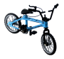 Decorative Bike for RC Crawlers Blue(11x8cm)