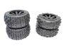 MadMax Bow-Tie Tyres On 8 Spoke Rims - Complete Buggy Wheel Kit