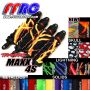 FullForce RC Traxxas MAXX Shock boots (4) Lightning Blue