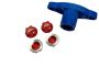MadMax Alloy Hub Nuts for Arrma - Red