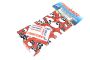 FullForce RC 5IVE-T Shock boots (4) -SKULL RED