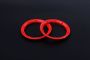 Rovan Outer beadlocks - Red (2pc)