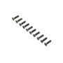 Losi Flat Head Screws, Stl, BO, M4x16mm (10)