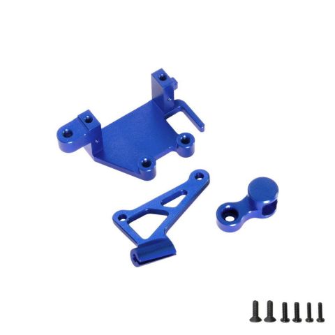 HDT CNC Alloy Servo Mount Base Blue: Promoto-MX