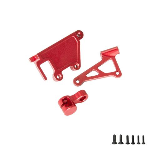 HDT CNC Alloy Servo Mount Base Red: Promoto-MX