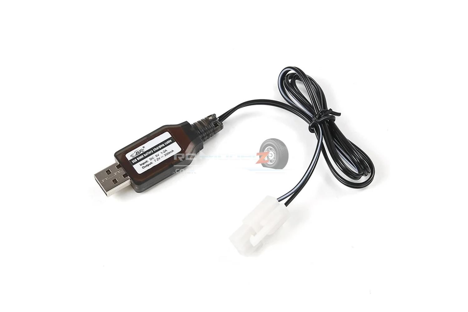 A replacement charging cable for Rovan RC cars using Ni-Mh