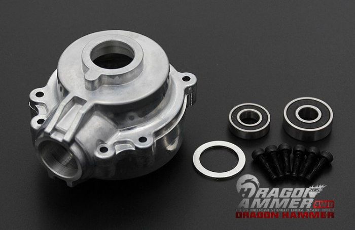 F.I.D Racing Dragon hammer Alloy Front Diff housing - Silver