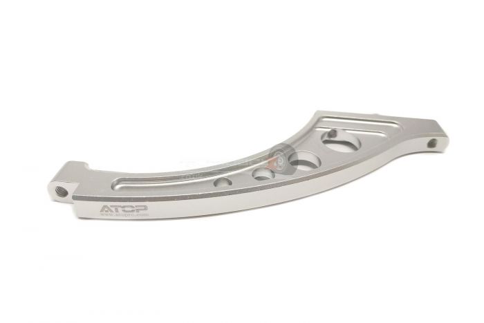 Atop RC Front Chassis Brace for the DBXL - Silver