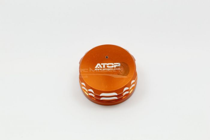 Atop RC Alloy Fuel Tank Cap Orange