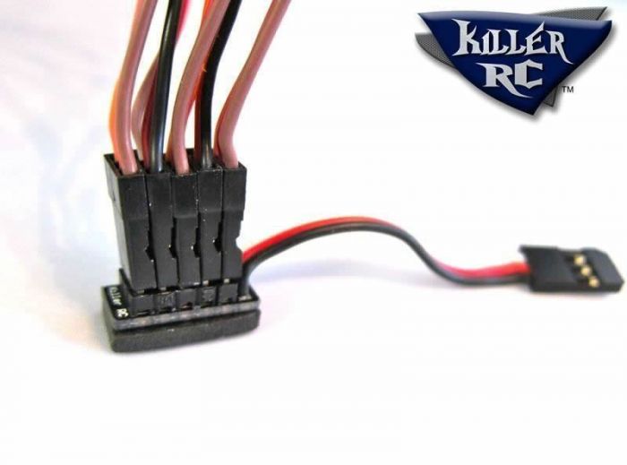 Killer-RC 5-Way Micro Splitter - Long Wire (8")