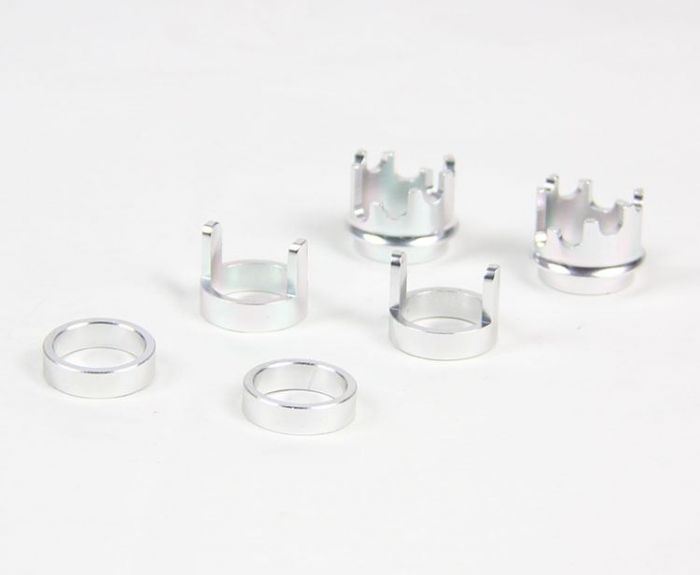 CNC Shock Adjuster Kit Silver