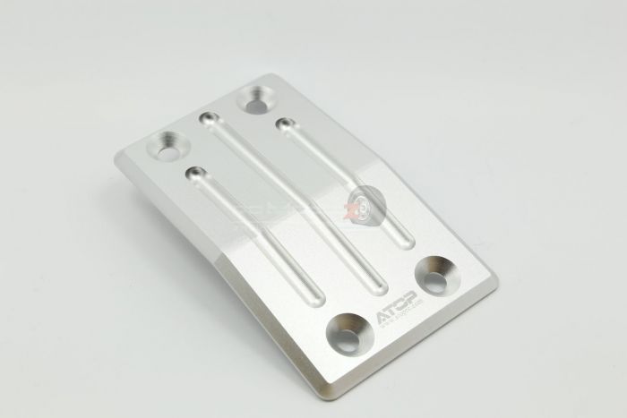 ATOP Rc Alloy Front Chassis Guard/Skid Plate Silver
